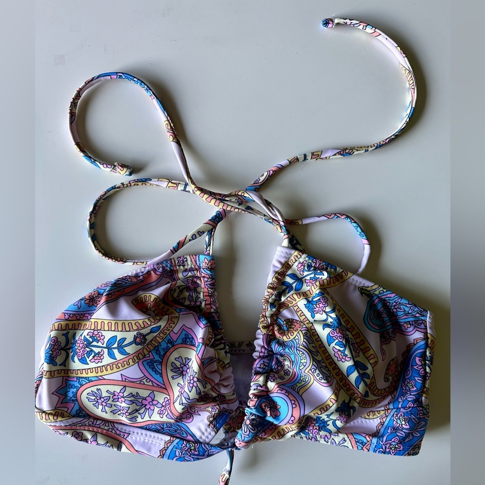 Bikini Top and Ruffle Coverup Top Bundle